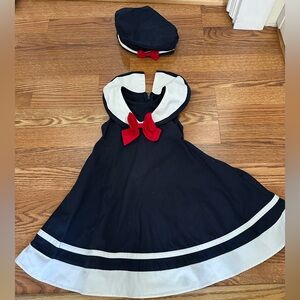Toddler Girl Sailer Costume